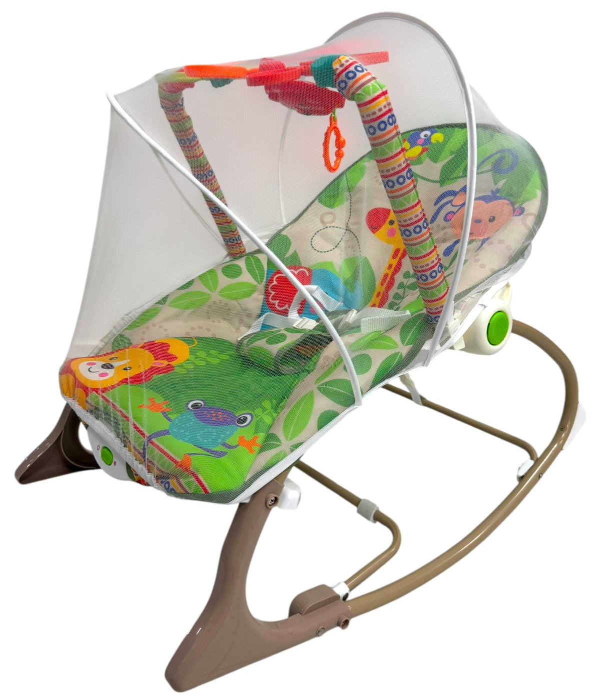 Silla mecedora vibradora y musical para bebés