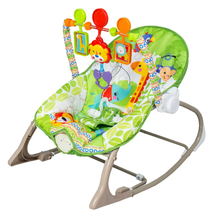 Silla mecedora vibradora y musical para bebés