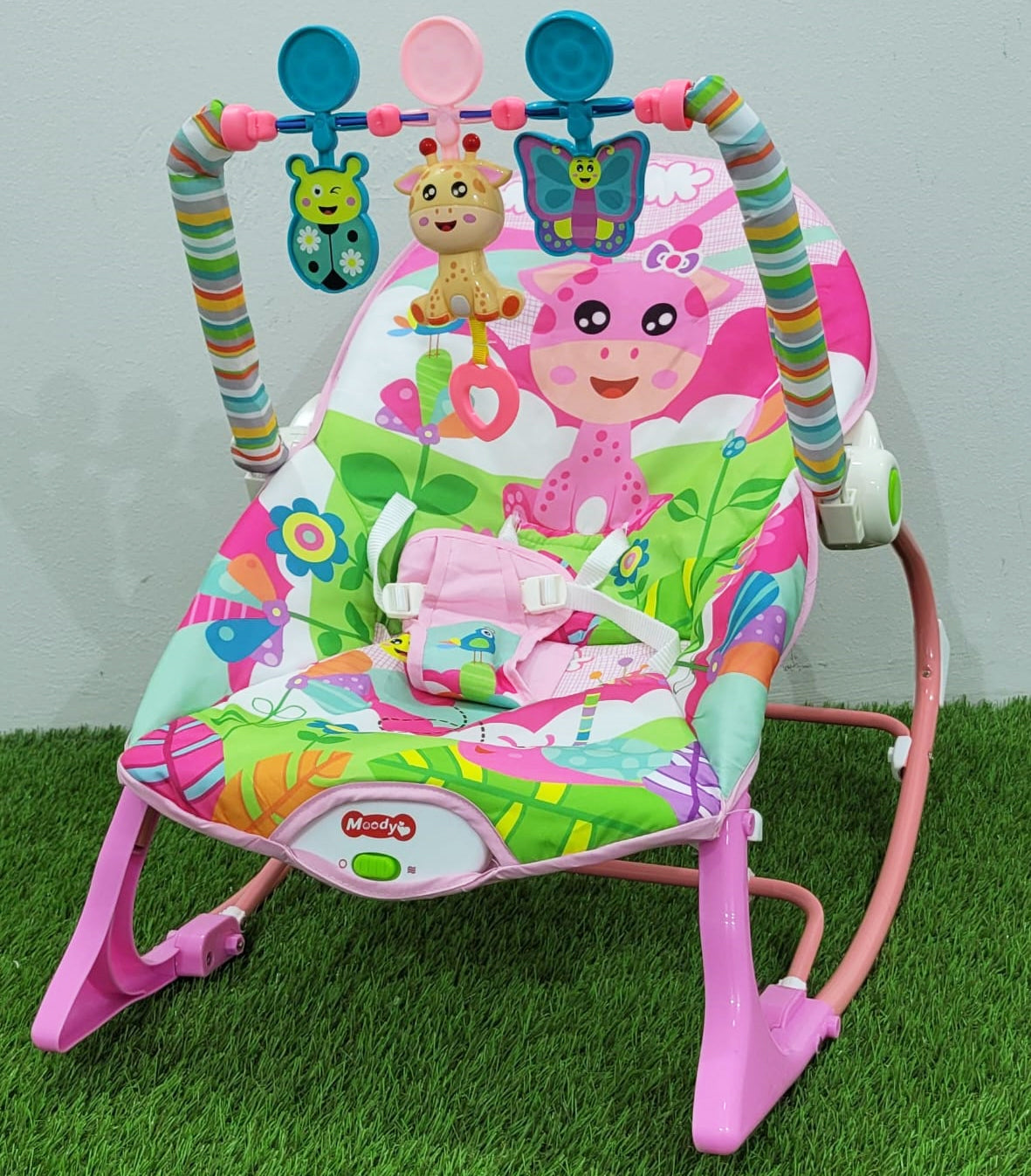 Silla mecedora vibradora y musical para bebés