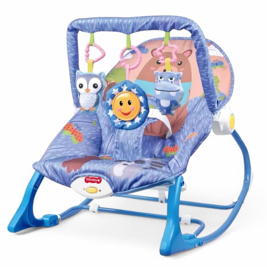 Silla mecedora vibradora y musical para bebés